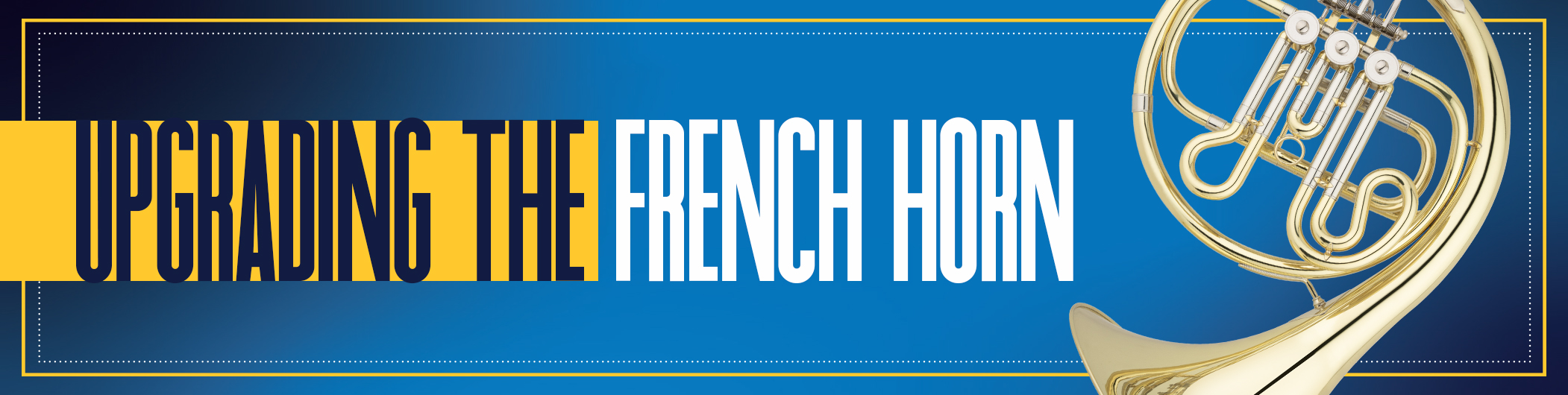 French Horn Instrument Header images