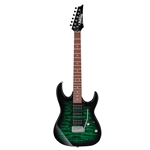 Ibanez GRX70QA Electric Guitar Transparent Emerald Burst