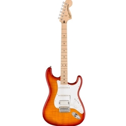 Fender Squier Affinity Strat HSS Electric Guitar FMT Sienna Sunburst