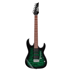 Ibanez GRX70QA Electric Guitar Transparent Emerald Burst