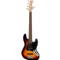 Fender Squier Affinity Jazz Electric Bass V 5 String Three Tone Sunburst