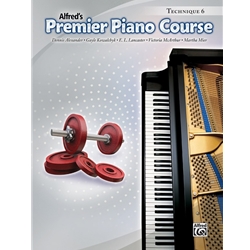 Premier Piano Course Level 6 Technique