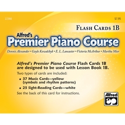 Premier Piano Level 1B Flash Cards