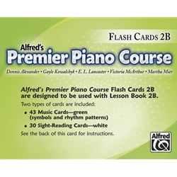 Premier Piano Level 2B Flash Cards