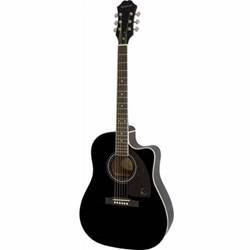 Epiphone J-45 EC Studio Acous-Elec Guitar Ebony