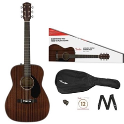Fender CC-60S Concert Acoustic Guitar Pack Mahogany